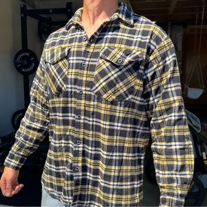 The Vermont Flannel Company Men’s Classic Flannel Shirt - Large (Pattern Bear)